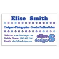 EliseS Designs Business Card